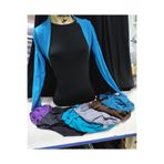 ADONİX 3 lü asortili uzun kollu tesettür vücudu sarar yumuşak kumaş crop ceket bluz bolero