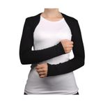ADONİX 3 lü renk asorti Gipeli uzun kollu tesettür vücudu sarar yumuşak kumaş crop ceket bluz bolero