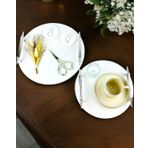 Adoration Polyester Söz Tepsisi gümüş