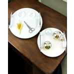 Adoration Polyester Söz Tepsisi krem