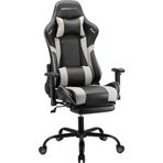 Adore Mobilya Adore Gaming ProX Ergo Oyuncu Koltuğu - Gri/Siyah S.Deri 71x126-136x77,5 cm