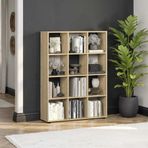 Adore Mobilya Cubic 104x140.5x30 cm Florida Meşe Kitaplık
