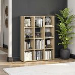 Adore Mobilya Cubic 104x140.5x30 cm Florida Meşe Kitaplık