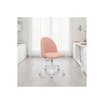 Adore Mobilya Curve Çalışma Sandalyesi - Pembe 61x58,5x81,5-91 cm