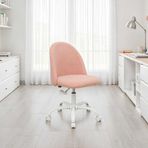 Adore Mobilya Curve Çalışma Sandalyesi - Pembe 61x58,5x81,5-91 cm