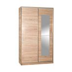 Adore Mobilya Elit Plus Aynalı Sürgülü Gardırop-sonoma 120x207x52 Cm (gxyxd) Sonomo