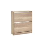 Adore Mobilya Flat Duo 73x84x26 cm 2 Katlı Geniş Açık Ceviz Ayakkabılık