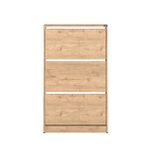 Adore Mobilya Flat Duo Florida Meşe 73x119x26 cm 3 Katlı Geniş Ayakkabılık