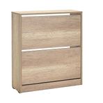 Adore Mobilya Flat Duo İki Katlı Geniş Ayakkabılık Dolabı - Tori 2 adet düşer kapak 12-14 çift ayakkabı, terlik kapasiteli 73 x 84 x 26 cm (Genişlik x Yükseklik x Derinlik)