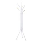 Adore Mobilya Handy Mate Maximo Çok Kollu Metal Askılık-Beyaz 43x179x43 cm