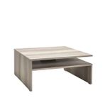Adore Mobilya Level Kare Orta Sehpa - Açık Ceviz (tori) 90x42x90 Cm (gxyxd)