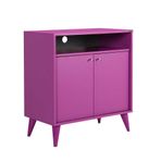 Adore Mobilya London 73x79x42 cm Mor Çok Amaçlı Dolap