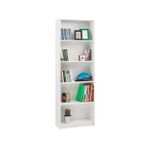 Adore Mobilya Max 5 Raflı Kitaplık - Mat Beyaz 58x170x23 cm (GxYxD)