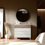 Adore Mobilya Milano Vizon Zebra 103x101x44 cm 4 Çekmeceli Şifonyer