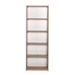 Adore Mobilya Modern 5 Raflı Kitaplık - Sonoma 64x182x26 Cm (gxyxd)