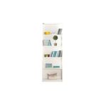 Adore Mobilya Modern Beyaz 5 Raflı Kitaplık