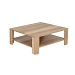 Adore Mobilya New Line Kare Orta Sehpa - Açık Ceviz (tori) 90x35x90 Cm (gxyxd)