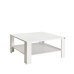 Adore Mobilya New Line Kare Orta Sehpa - Mat Lake Beyaz 90x42x90 Cm (gxyxd)