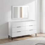 Adore Mobilya Oryana Diamond Beyaz 68x98x2 cm Ayna