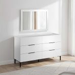 Adore Mobilya Oryana Diamond Beyaz 68x98x2 cm Ayna