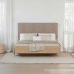Adore Mobilya Oryana Florida Meşe 171x120x206 cm Çift Kişilik Karyola