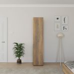 Adore Mobilya Oryana Tek Kapaklı Gardırop-Koyu Ceviz 45x210x62 cm