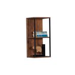Adore Mobilya Profile Duvar Rafı-koyu Ceviz(oslo Ceviz) 30x63x25 Cm (gxyxd)