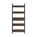 Adore Mobilya Profile Retro Ceviz 73x172x35 cm 5 Raflı Kitaplık