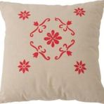 Adore Mobilya Red Kırlent-Kırmızı Baskılı 45x45x10 cm
