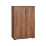 Adore Mobilya Rio 3 Raflı Kapaklı Kitaplık-koyu Ceviz(oslo Ceviz) 72x109x34 Cm (gxyxd)