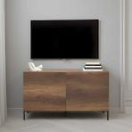 Adore Mobilya Roma 2 Kapaklı Modüler TVÜnitesi - Koyu Ceviz Oslo Ceviz 120x70x43 CM