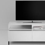 Adore Mobilya Roma Çekmeceli Tv Ünitesi-Mat Lake Beyaz 120x53x43 cm