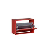 Adore Mobilya Step Oturaklı Ayakkabılık-kırmızı 60x42x30 Cm (gxyxd)