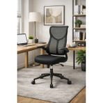 Adore Mobilya Techno Rest x Ergonomik File Sırtlı Ofis Çalışma Koltuğu – Siyah