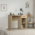 Adore Mobilya Trendline Florida Meşe 90x75x52 cm Çekmeceli Çalışma Masası