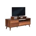 Adore Oslo Ceviz Retro Wide Kapaklı Çekmeceli Tv Sehpası