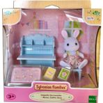 Adore Oyuncak ESE5679 Sylvanian Families Kar Tavşan Kız ve Çalışma Masası