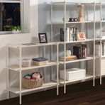 Adore Retro 5 Raflı Vizon Metal Kitaplık