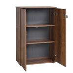 Adore Rkt-332OO1 Oslo Walnut Rio 3 Raflı Kapaklı Kitaplık