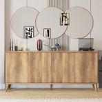 Adore Sephia Oslo Ceviz 182x85x50 cm Yemek Odası Konsol
