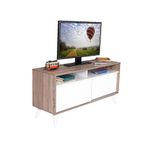 Adore TVR-320-LB-1 Retro Latte-Soft Beyaz Slide Tv Sehpası