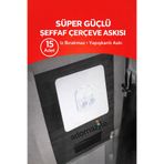 adornazzle 15 Adet Süper Güçlü Şeffaf Çerçeve Askısı, Duvar Delmeyen Kanca, İz Bırakmaz Askı, Yapışkanlı Askı
