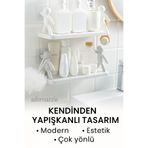 adornazzle Dekoratif İnsan Figürlü Banyo Rafı, İnsan Figürlü Raf, Şık ve Dayanıklı Tasarım