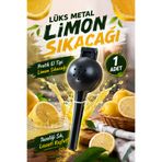 adornazzle Lüks Metal Limon Sıkacağı, Pratik El Tipi Limon Sıkacağı, Paslanmaz Dayanıklı Döküm Limon sıkacağı, Mutfak İçin Narenciye Sıkacak