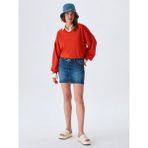 Adrea Mini Jean Etek - Orta Mavi - S