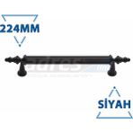 Adresline 4'lü 224 mm Siyah Gündüz Kulp