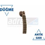 Adresline 4'lü Düğme Sallama Antik Sarı Hasır Kulp