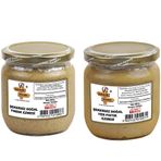 Adress 2x350 gr Şekersiz Fındık Ezmesi ve Yer Fıstığı Ezmesi