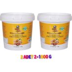 Adress Fındık 2 kg Şekersiz Katkısız % 100 Fıstık Ezmesi (2 x 1000 gr) - 1 kg
