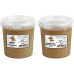 Adress Fındık / Şekersiz Yer Fıstığı-Şekersiz Fındık Ezmesi Paketi 1+1= 2 kg